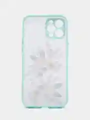 Зеленый чехол для iPhone 7/8/XR/X/XS/Max/11/12/13/Pro/Max/mini/Plus/айфон про макс с принтом