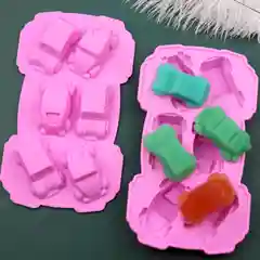 Форма для льда и шоколада "Машинки. Машины", 6 ячеек