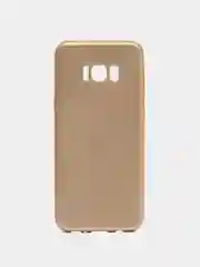Золотой силиконовый чехол на Samsung Galaxy S8 Plus
