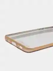 Золотой силиконовый чехол на Samsung Galaxy S8 Plus