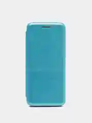 Голубой чехол-книжка на Samsung Galaxy S9