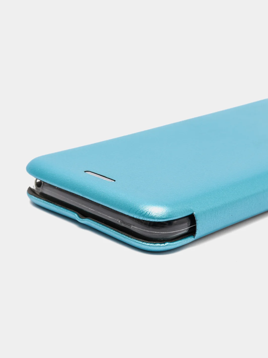 Голубой чехол-книжка на Samsung Galaxy S9