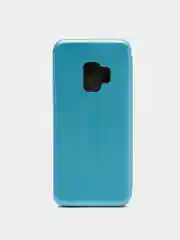 Голубой чехол-книжка на Samsung Galaxy S9