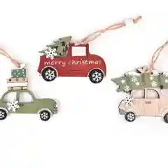 Новогодняя ёлочная игрушка из дерева