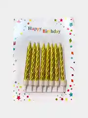 Золотой свечи для торта