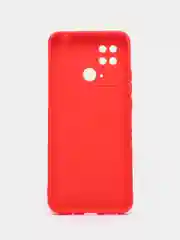 Красный чехол для Xiaomi Redmi 10C (Сяоми Редми 10С), Poco C40 (Поко С40), силиконовый