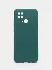 Тёмно-зелёный чехол для Xiaomi Redmi 10C (Сяоми Редми 10С), Poco C40 (Поко С40), силиконовый
