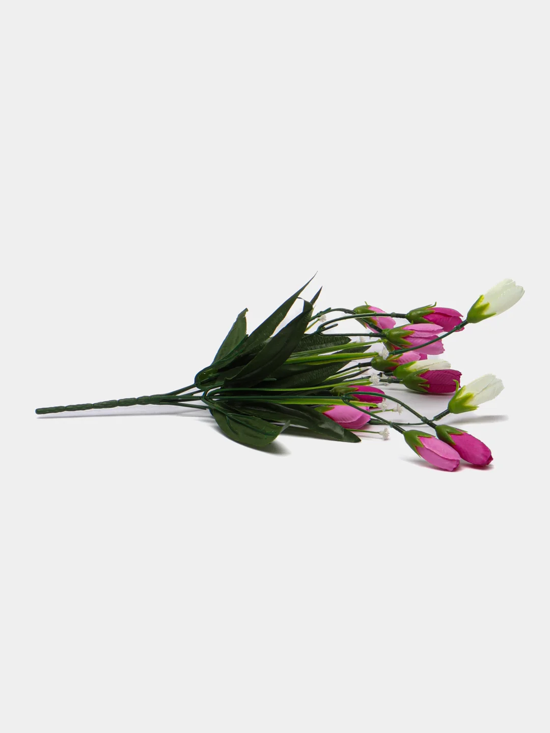 Искусственные цветы. Крокусы (трехцветный букет). Высота: 39 см. D цветка: 5*2 см
