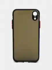 Черный матовый чехол на айфон 11, 12, 13, 14, Pro, 11 Pro Max, 12 Pro Max с цветными кнопками
