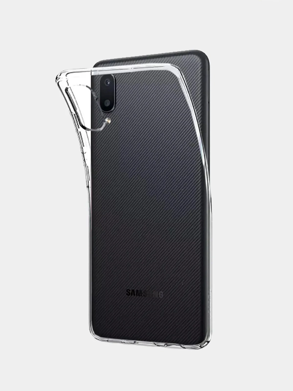 Чехол прозрачный (1.5 мм) для Samsung Galaxy A02/M02/A02s/M02s, силиконовый