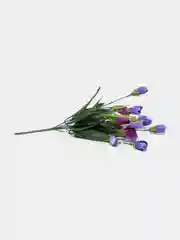 Искусственные цветы. Крокусы ( трехцветный букет). Высота: 39 см. D цветка: 5*2 см