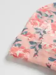 Кораллово-розовый тюрбан детский