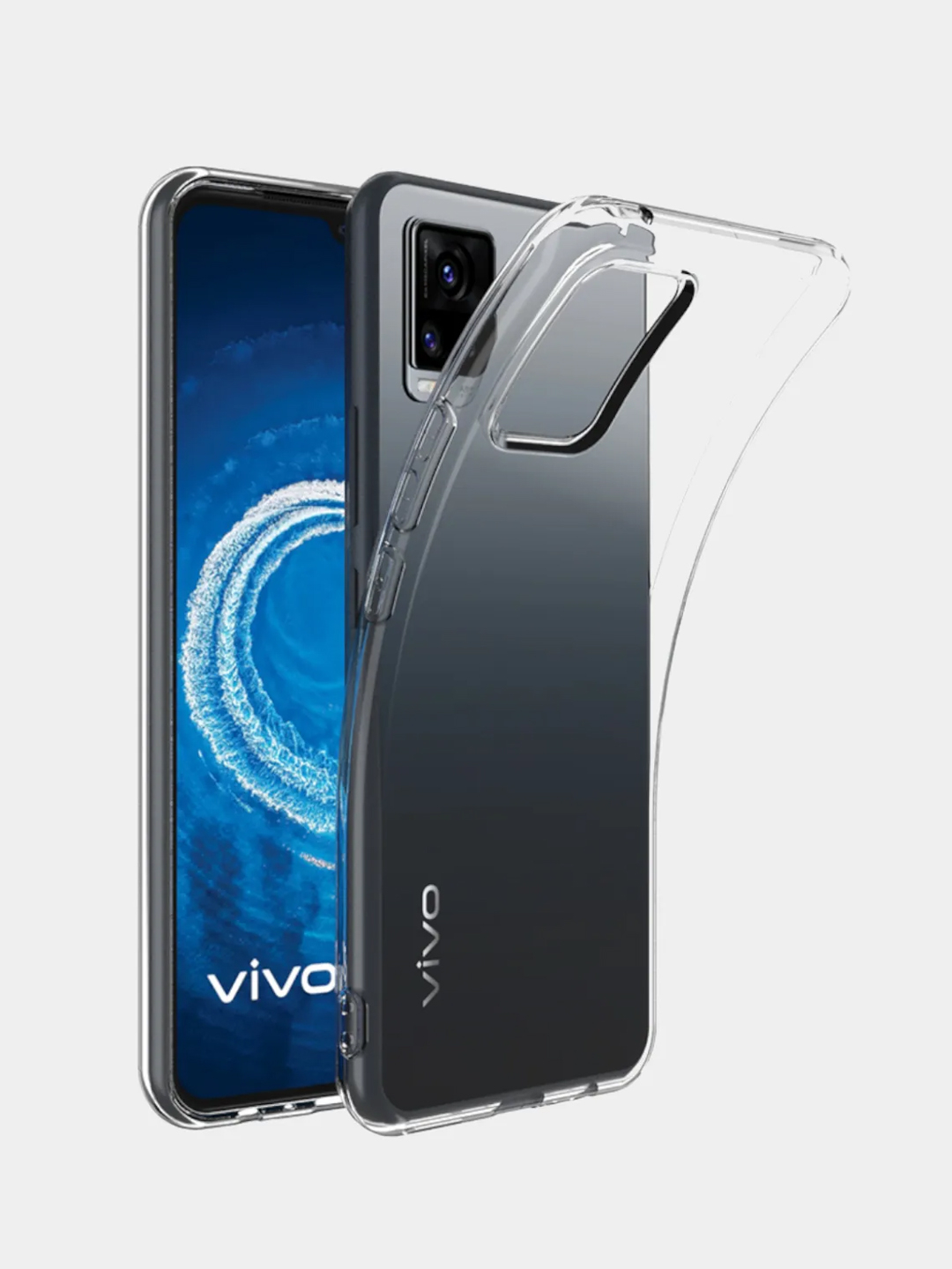 Чехол для VIVO V20, прозрачный, силиконовый купить по цене 149 ₽ в  интернет-магазине Магнит Маркет