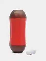 Алый мастурбатор мужской, двусторонний, с вибрацией