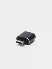 Адаптер Hoco UA5, Type-C - USB, поддержка OTG, металл, черный
