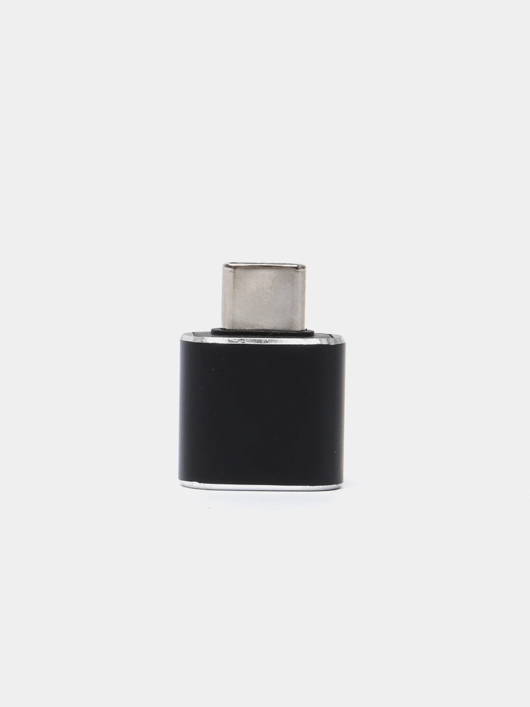 Адаптер Hoco UA5, Type-C - USB, поддержка OTG, металл, черный