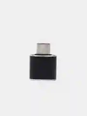 Адаптер Hoco UA5, Type-C - USB, поддержка OTG, металл, черный