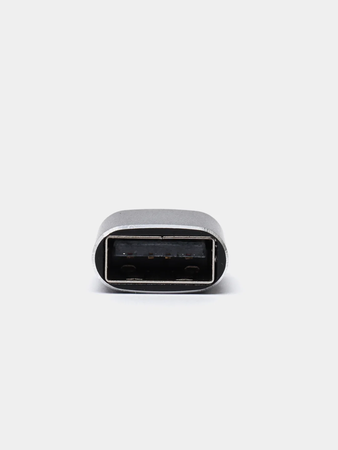 Адаптер Hoco UA5, Type-C - USB, поддержка OTG, металл, черный