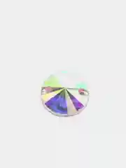 Стразы пришивные круглые Rivoli Crystal AB стекло, 10 штук, 18 мм