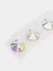 Стразы пришивные круглые Rivoli Crystal AB стекло, 10 штук, 18 мм