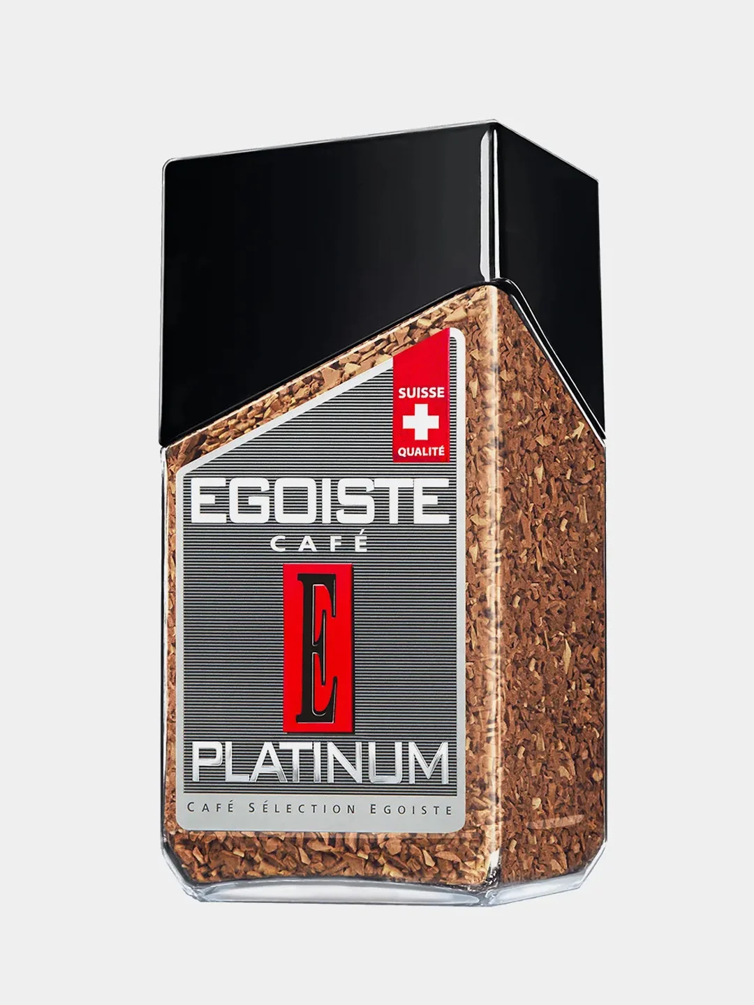 Кофе сублимированный EGOISTE Platinum, стеклянная банка, 100 г