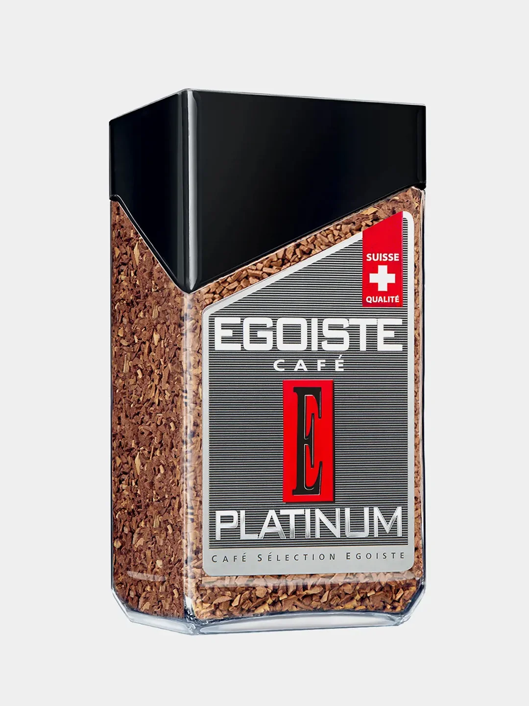 Кофе сублимированный EGOISTE Platinum, стеклянная банка, 100 г