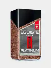 Кофе сублимированный EGOISTE Platinum, стеклянная банка, 100 г