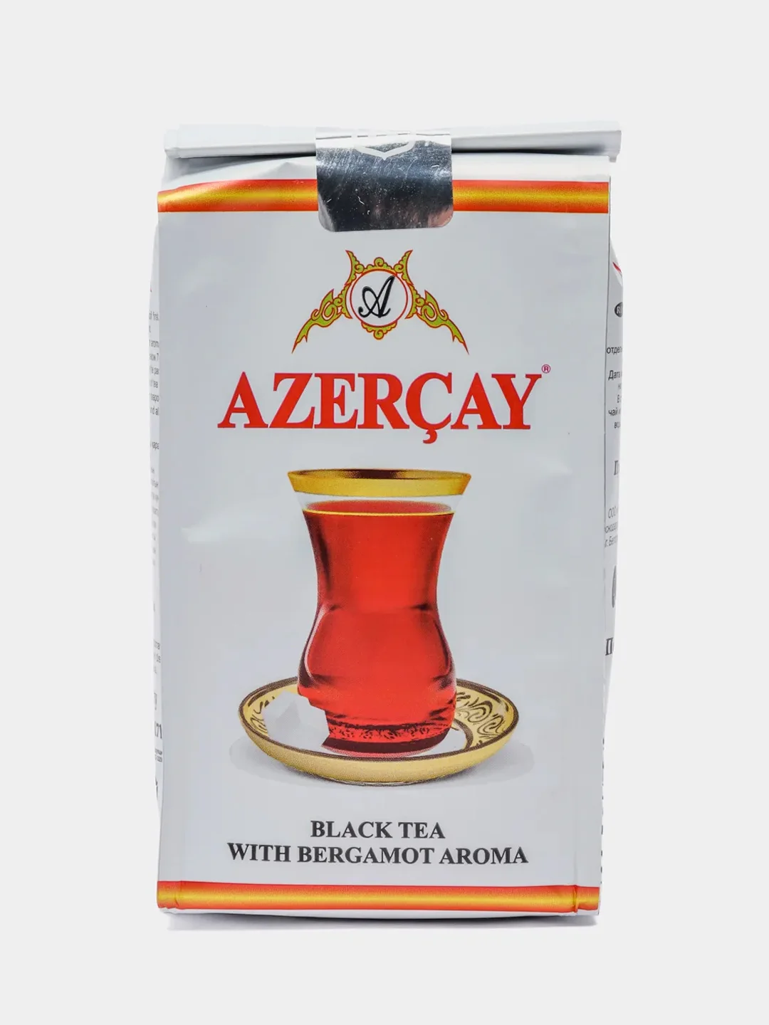 Чай АЗЕРЧАЙ, черный байховый, с ароматом бергамота, листовой, 250 г