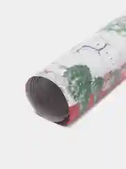 Вишнёвый бумага упаковочная новогодняя, 100 х 70 см