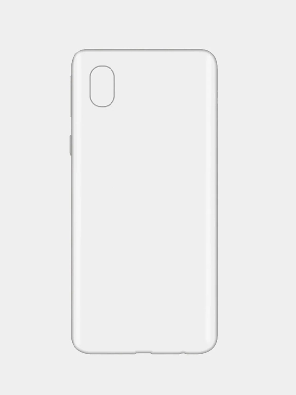 Чехол для Samsung A01 Core, прозрачный, силиконовый