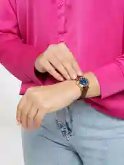 Синий наручные женские часы OLEVS