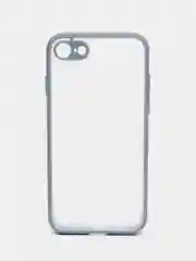 Синий меланж iphone 7 / 8 / SE 2020 чехол матовый с цветными кнопками