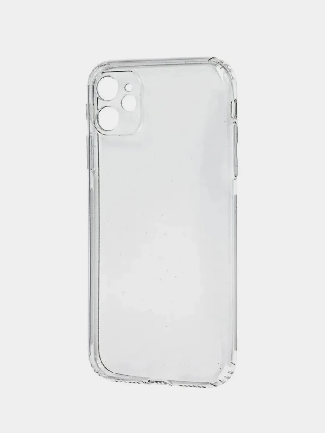 Силиконовый прозрачный чехол с защитой камеры для Apple iPhone 12