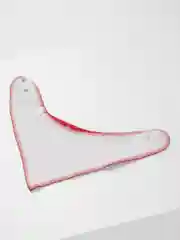 Красный передник детский из хлопка