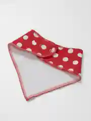 Красный передник детский из хлопка