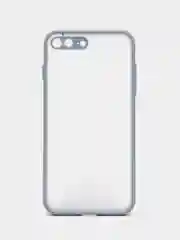 Синий меланж iphone 7+ / 8 Plus чехол матовый с цветными кнопками