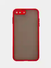 Красный iphone 7+ / 8 Plus чехол матовый с цветными кнопками