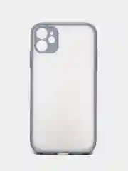 Синий меланж iphone 11, Айфон 11 чехол матовый с цветными кнопками