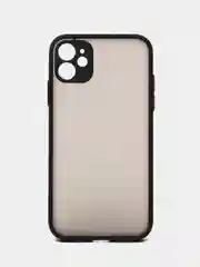 Черный iphone 11, Айфон 11 чехол матовый с цветными кнопками
