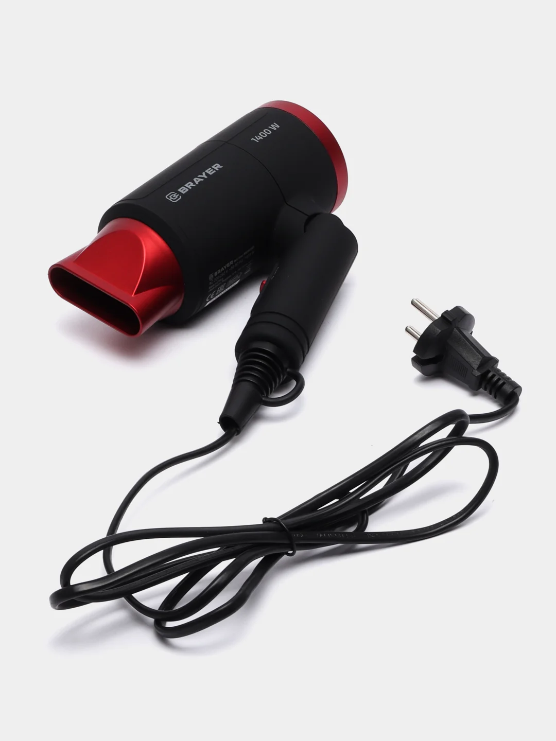 Фен для волос BRAYER BR3040RD складная ручка