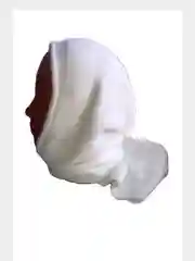 Белый косынка женская, на голову, ангора