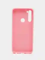 Розовый силиконовый чехол Xiaomi Redmi Note 8T (Сяоми Редми Нот 8Т / Ноут), прозрачный
