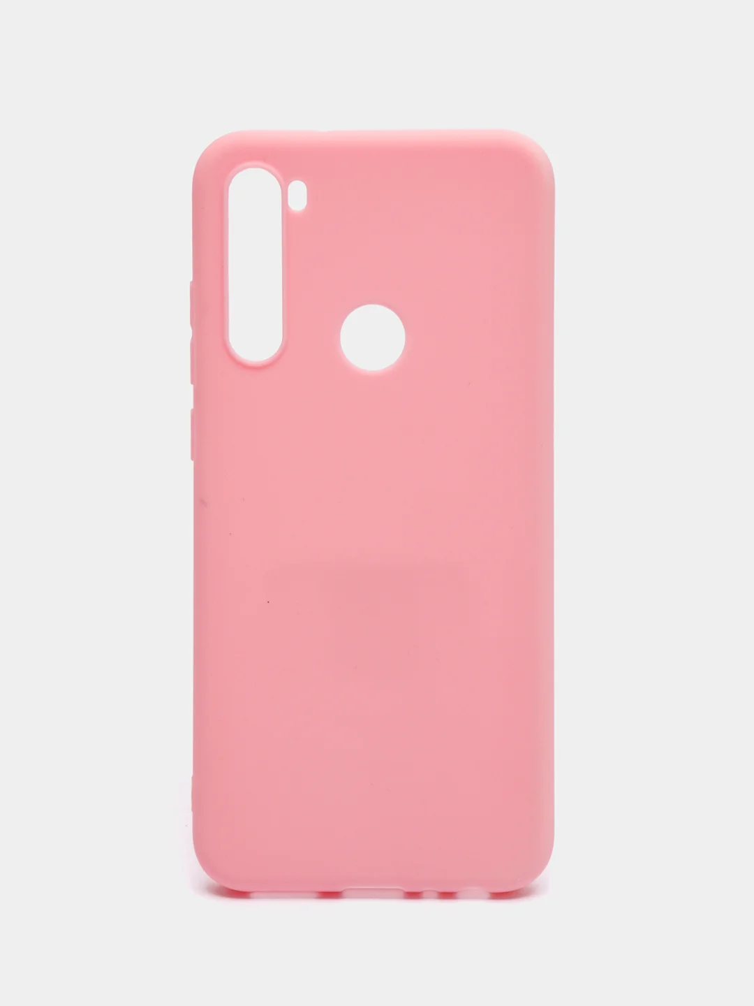Розовый силиконовый чехол Xiaomi Redmi Note 8T (Сяоми Редми Нот 8Т / Ноут), прозрачный