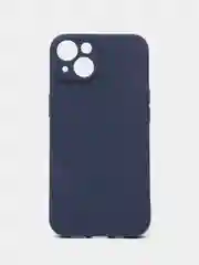 Темно-синий чехол силиконовый для iPhone 7, 8 SE 2020, 11, 12, 13, Pro, Max, mini, защита камеры