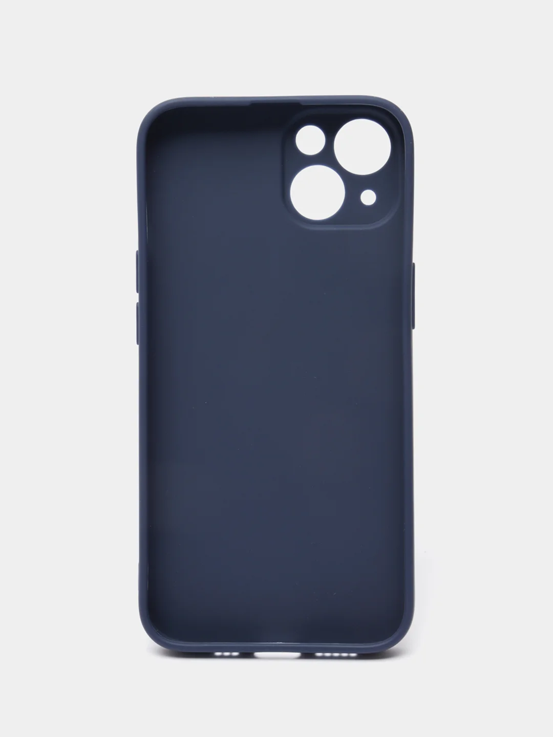Темно-синий чехол силиконовый для iPhone 7, 8 SE 2020, 11, 12, 13, Pro, Max, mini, защита камеры