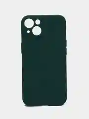 Тёмно-зелёный чехол силиконовый для iPhone 7, 8 SE 2020, 11, 12, 13, Pro, Max, mini, защита камеры