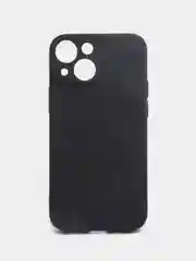 Черный чехол силиконовый для iPhone 7, 8 SE 2020, 11, 12, 13, Pro, Max, mini, защита камеры