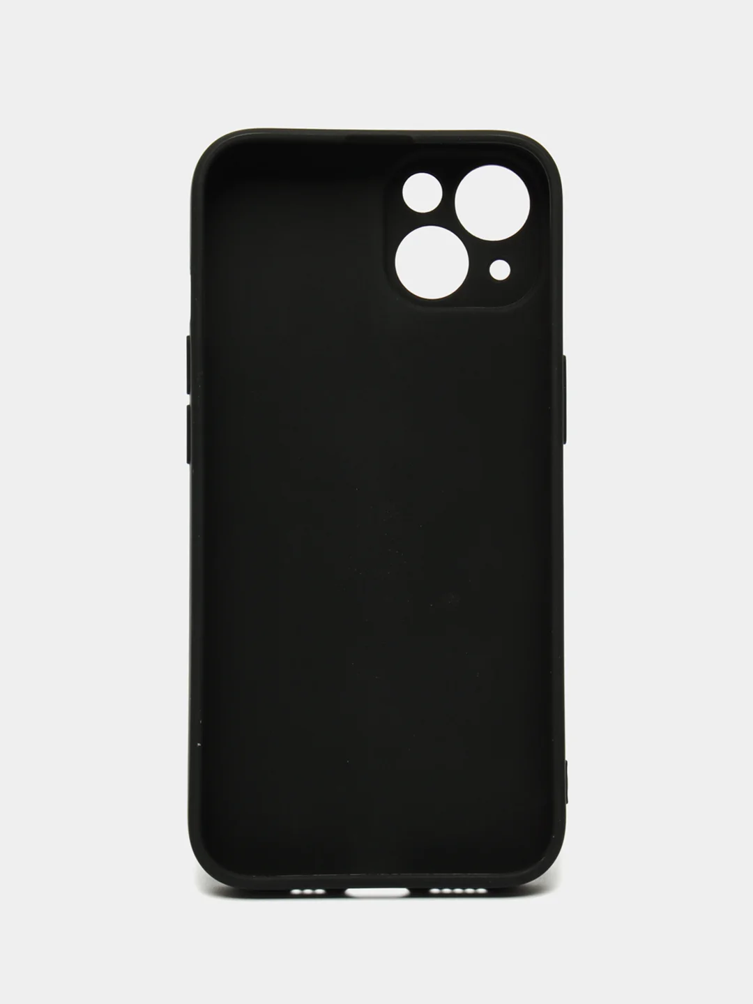 Черный чехол силиконовый для iPhone 7, 8 SE 2020, 11, 12, 13, Pro, Max, mini, защита камеры