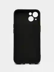 Черный чехол силиконовый для iPhone 7, 8 SE 2020, 11, 12, 13, Pro, Max, mini, защита камеры