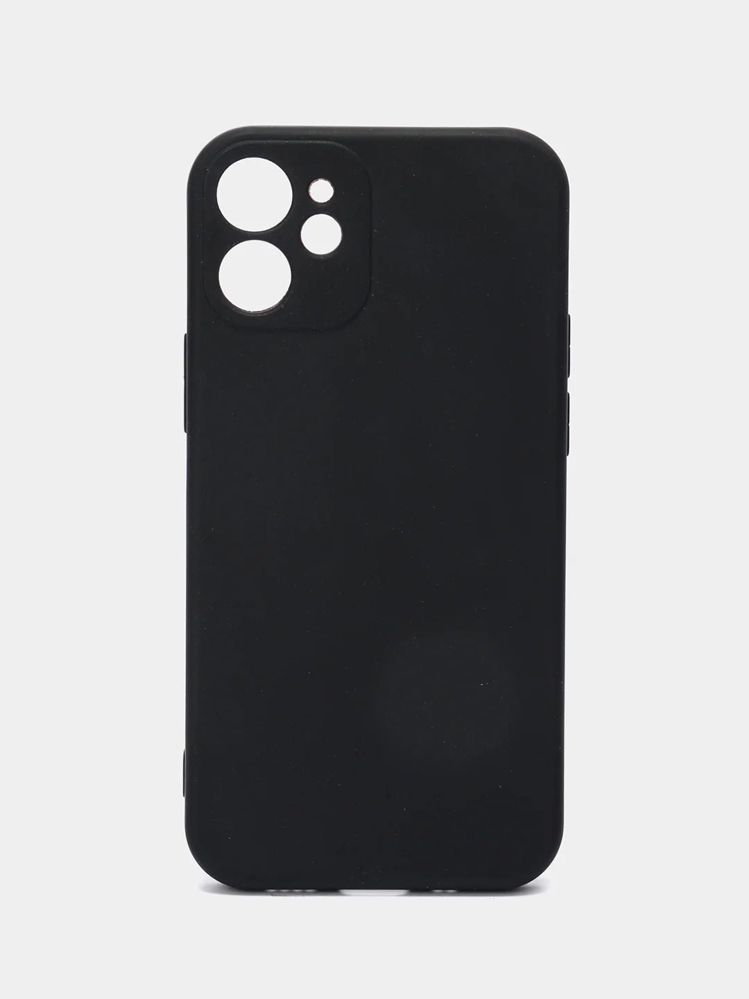 Черный чехол силиконовый для iPhone 7, 8 SE 2020, 11, 12, 13, Pro, Max, mini, защита камеры